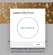 example for uploading profile picture box